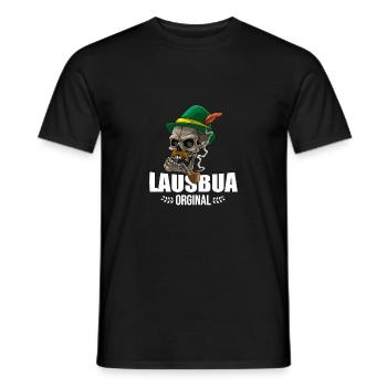 Lausbua Lederhosen - Männer T-Shirt - Schwarz - Vorne - AI Model Male 178 light (178cm)