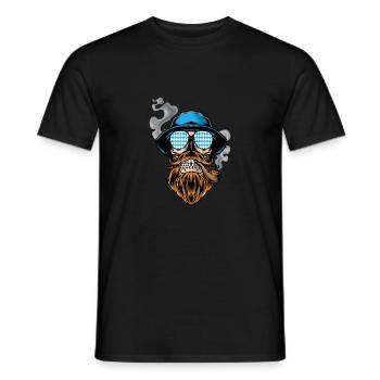 Lausbua Lausbub Lederhosen Trachten - Men's T-Shirt - black - Front - AI Model Male 178 light (178cm)