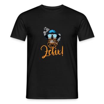 Lausbua Lausbub Lederhosen Trachten - Men's T-Shirt - black - Front - AI Model Male 178 light (178cm)