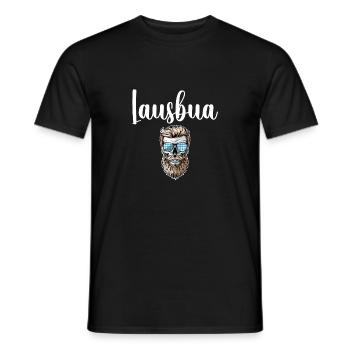 Lausbua Lausbub Lederhosen Trachten - Männer T-Shirt - Schwarz - Vorne - AI Model Male 178 light (178cm)
