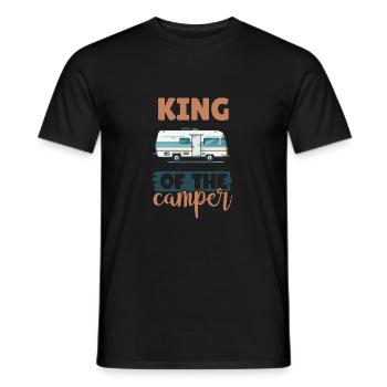 Camping Lover Outdoor RV Camper - Männer T-Shirt - Schwarz - Vorne - AI Model Male 178 light (178cm)