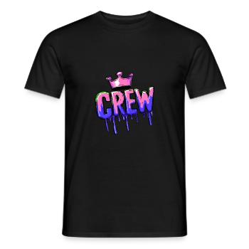 Crew Mitglied - Männer T-Shirt - Schwarz - Vorne - AI Model Male 178 light (178cm)