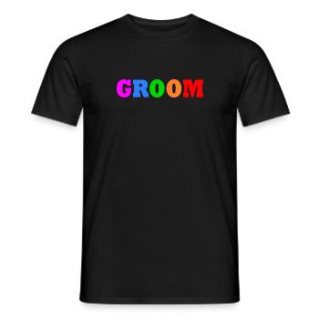 Groom - T-shirt homme - noir - Devant - AI Model Male 178 light (178cm)