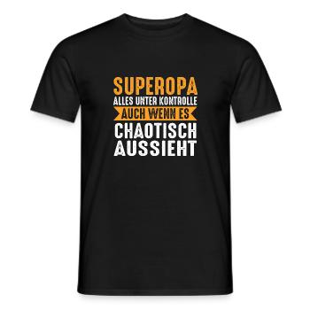Großvater Uropa Urgroßvater Opa - Männer T-Shirt - Schwarz - Vorne - AI Model Male 178 light (178cm)