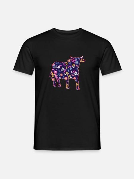 Buffalo Cattle Oxen - Men's T-Shirt - black