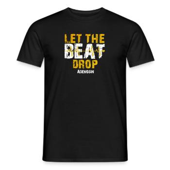 Laissez battre l’adénosine devenir or - T-shirt homme - noir - Devant - AI Model Male 178 light (178cm)