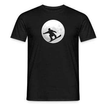 snowboardfahrer - Männer T-Shirt - Schwarz - Vorne - AI Model Male 178 light (178cm)