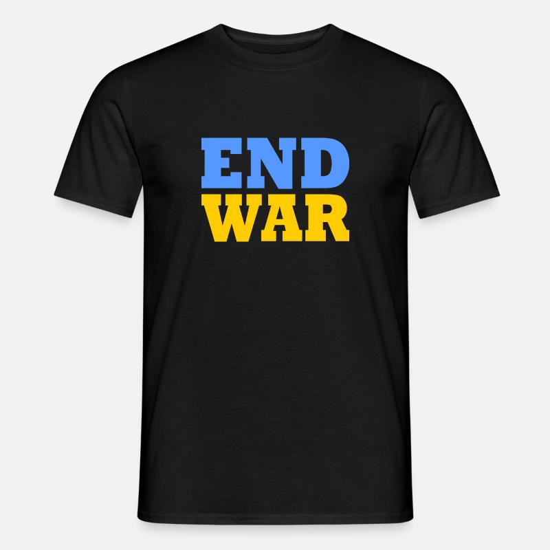 End war - Männer T-Shirt - Schwarz