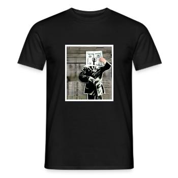 Money on a String - Men's T-Shirt - black - Front - AI Model Male 178 light (178cm)