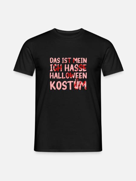 I Hate Halloween Costume - Men's T-Shirt - black