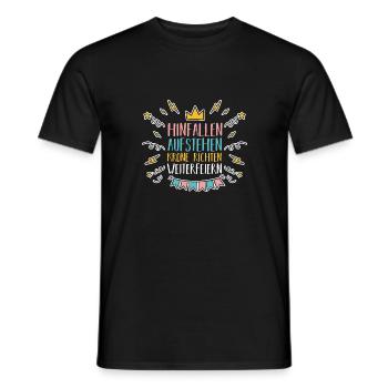 Costume de carnaval Carnaval - T-shirt homme - noir - Devant - AI Model Male 178 light (178cm)