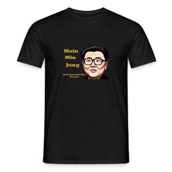 Mein Freund der Koeraner - Männer T-Shirt - Schwarz - Vorne - AI Model Male 178 light (178cm)