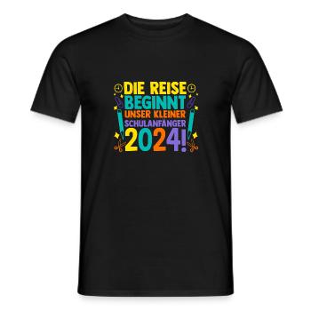 Eltern Schulkind Grundschule Erste Klasse Einschul - Männer T-Shirt - Schwarz - Vorne - AI Model Male 178 light (178cm)