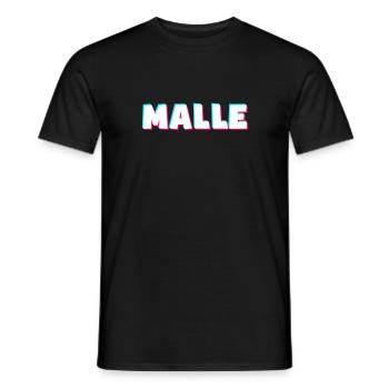 Malle Party - Männer T-Shirt - Schwarz - Vorne - AI Model Male 178 light (178cm)