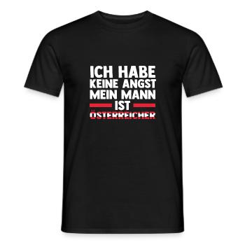 Austrians Austria - Men's T-Shirt - black - Front - AI Model Male 178 light (178cm)