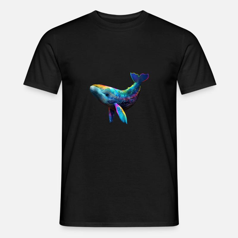 URSPRÜNGLICHER WAL - Männer T-Shirt - Schwarz