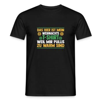 Weihnachtsmann Weihnachten Hässliche Weihnachten - Männer T-Shirt - Schwarz - Vorne - AI Model Male 178 light (178cm)
