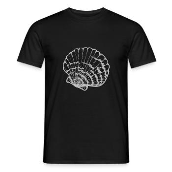Coquillages - T-shirt homme - noir - Devant - AI Model Male 178 light (178cm)