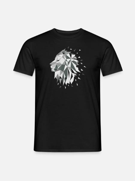 lion - Men's T-Shirt - black