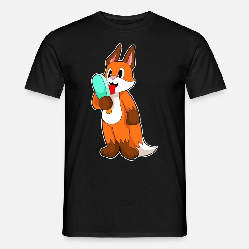 Popsicles de renard - T-shirt homme - noir