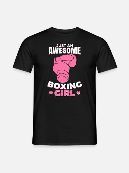 Juste une super boxeuse - T-shirt homme - noir