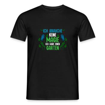 Gardener Hobby Gardener Garden - Men's T-Shirt - black - Front - AI Model Male 178 light (178cm)
