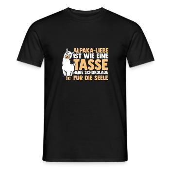Alpaga - T-shirt homme - noir - Devant - AI Model Male 178 light (178cm)