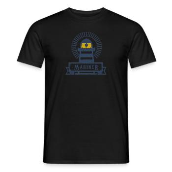Phare arctique marin - T-shirt homme - noir - Devant - AI Model Male 178 light (178cm)