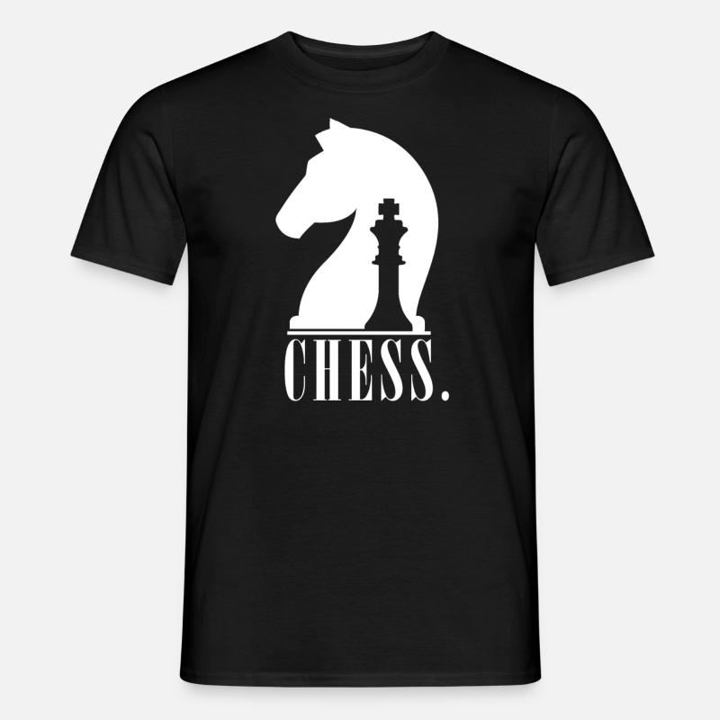 Chess Chess Chessplayer Springer - Men’s T-shirt - black