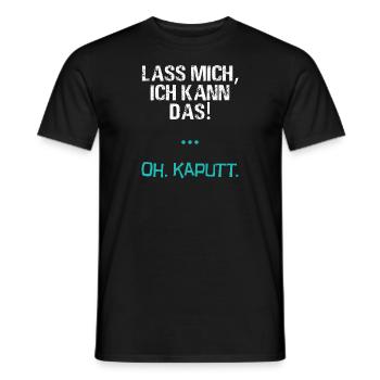 Let Me I Can The Oh Broken T-Shirt I Say - Men's T-Shirt - black - Front - AI Model Male 178 light (178cm)