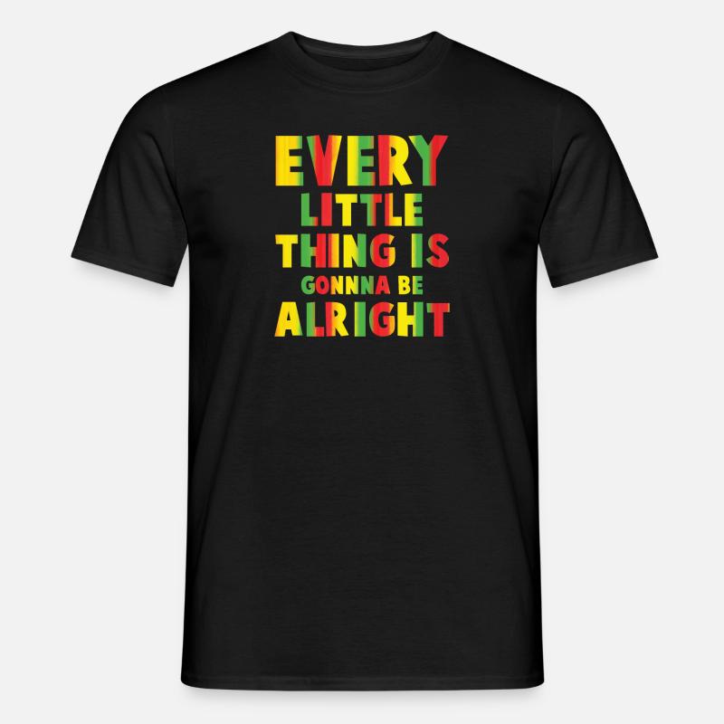 Reggae - Männer T-Shirt - Schwarz