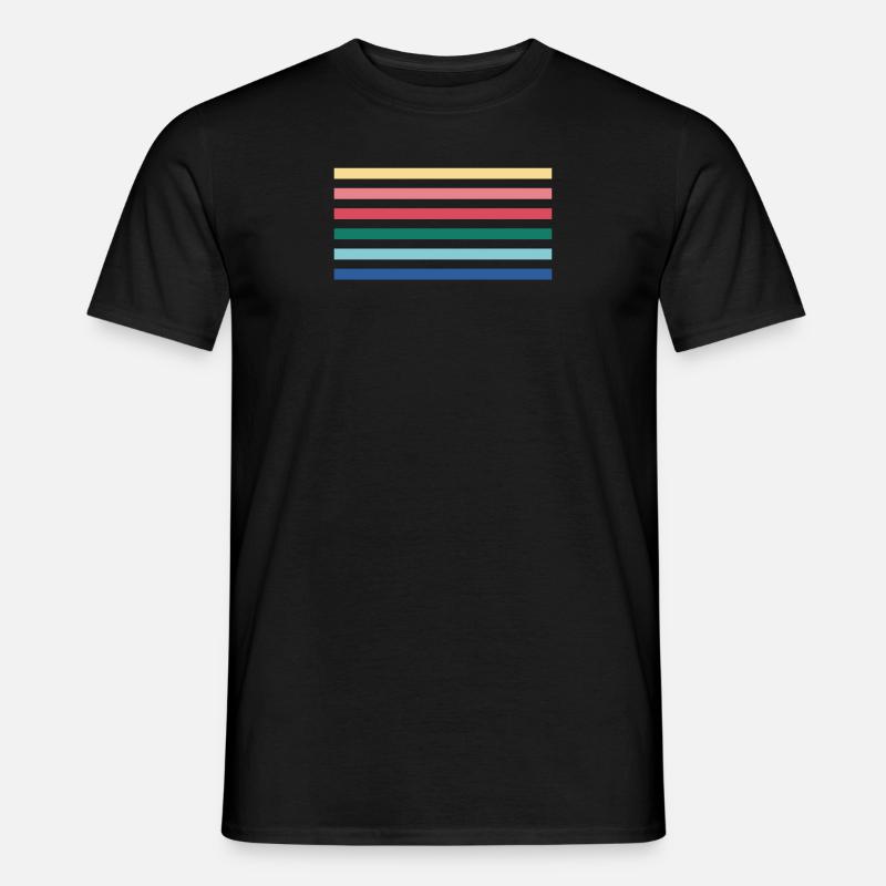 Rainbow - Männer T-Shirt - Schwarz
