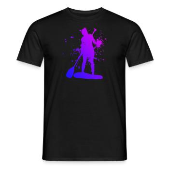 Standup Paddle Standup Paddle Sup Femmes - T-shirt homme - noir - Devant - AI Model Male 178 light (178cm)