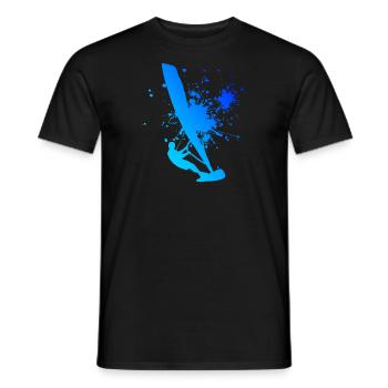 Surf Surfeur Hommes Femmes Windsurfer Windsurf - T-shirt homme - noir - Devant - AI Model Male 178 light (178cm)