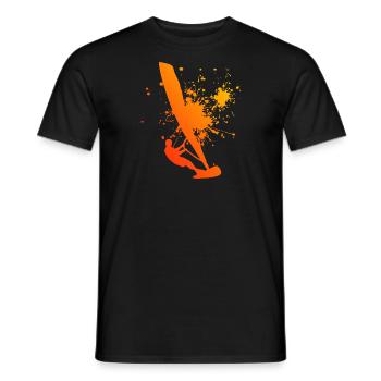 Windsurfer Windsurf Windsurfing Surfer Men - Men's T-Shirt - black - Front - AI Model Male 178 light (178cm)