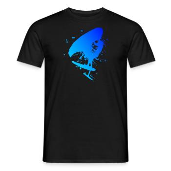 hydrofoil wingfoil Men wingsurfen wingsurf - Men's T-Shirt - black - Front - AI Model Male 178 light (178cm)