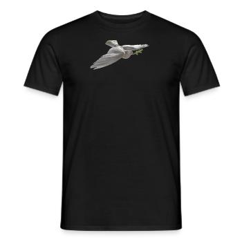 Paix - T-shirt homme - noir - Devant - AI Model Male 178 light (178cm)
