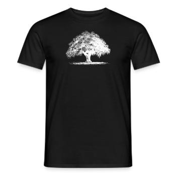 Arbre - T-shirt homme - noir - Devant - AI Model Male 178 light (178cm)