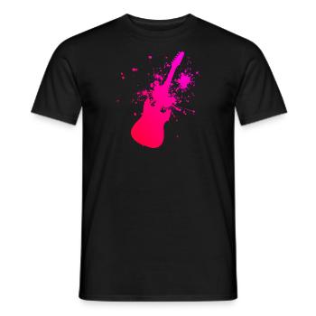 Guitariste Guitariste Homme Guitariste Guitare - T-shirt homme - noir - Devant - AI Model Male 178 light (178cm)