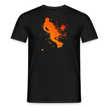 Unihockeyspielen Floorball Salibandy Hockey - Männer T-Shirt - Schwarz - Vorne - AI Model Male 178 light (178cm)