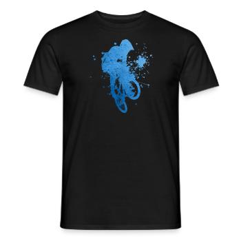 Women bmx cycling bmx boys bmx bike - Men's T-Shirt - black - Front - AI Model Male 178 light (178cm)