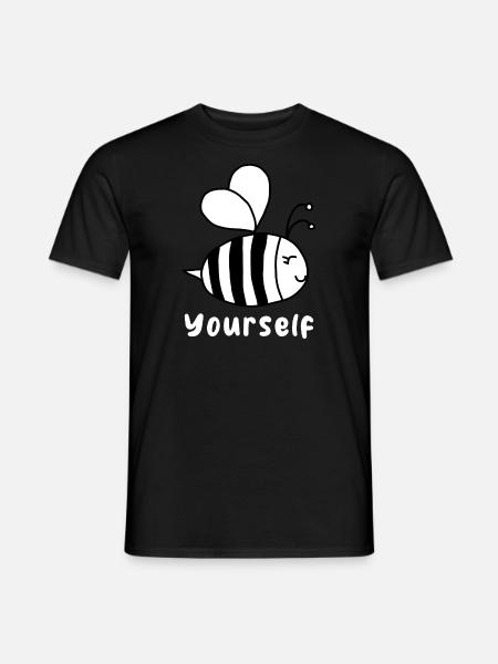 Be(e) yourself - Men's T-Shirt - black