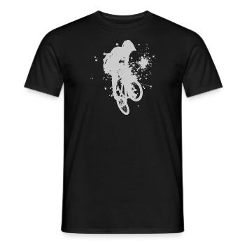 Radfahren bmx jungen Damen bmx fahrrad bmx - Männer T-Shirt - Schwarz - Vorne - AI Model Male 178 light (178cm)