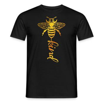 Bee Whisperer - Bee - Beekeeper - Bee Kind - Men's T-Shirt - black - Front - AI Model Male 178 light (178cm)