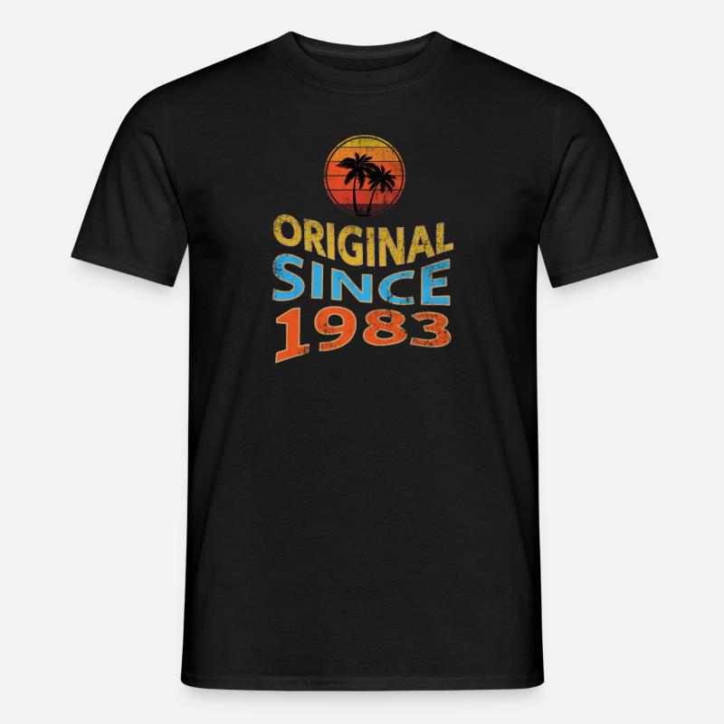 Original Since 1983 - Men's T-shirt - black