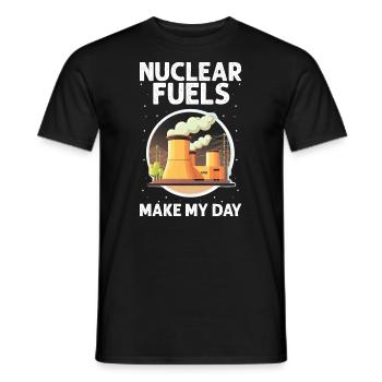 Kernenergie Spruch für Kernenergie - Männer T-Shirt - Schwarz - Vorne - AI Model Male 178 light (178cm)