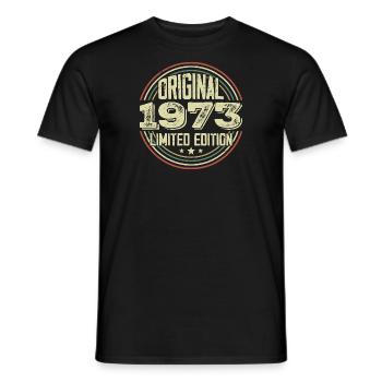 1973 Birthday Partys, ein legendärer Jahrgang - Männer T-Shirt - Schwarz - Vorne - AI Model Male 178 light (178cm)