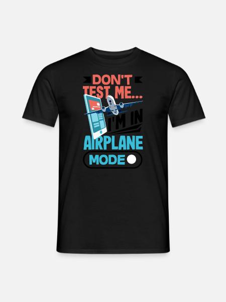 Don't Test Me Disconnecting - Men's T-Shirt - black