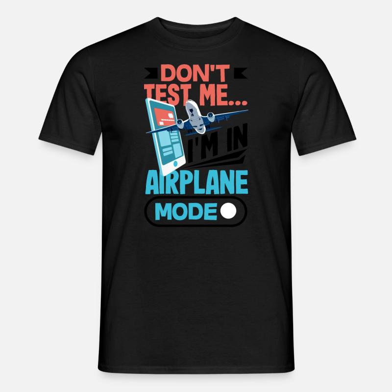 Don't Test Me Disconnecting - Männer T-Shirt - Schwarz