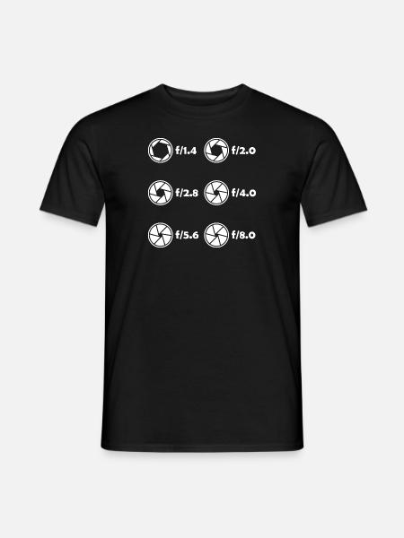 Linsen Kameraeinstellung Kamera Fotograf - Männer T-Shirt - Schwarz